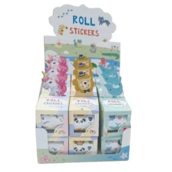 Sticker auf Rolle