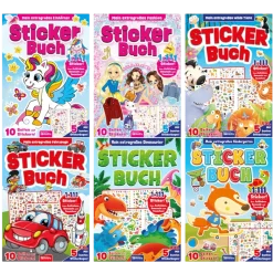Stickerbuch A4, 20 Seiten