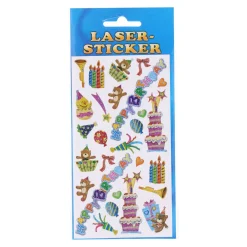 Sticker Laser Happy Birthday