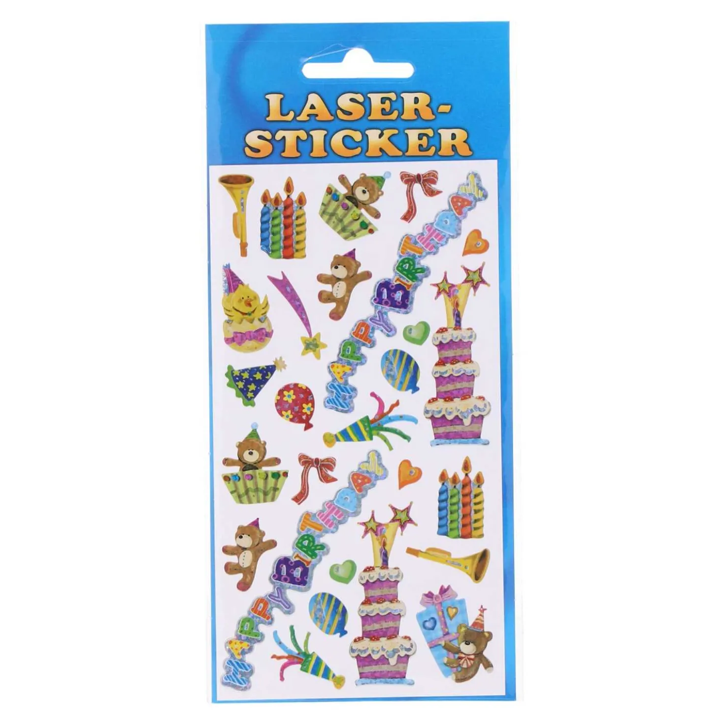 Sticker Laser Happy Birthday