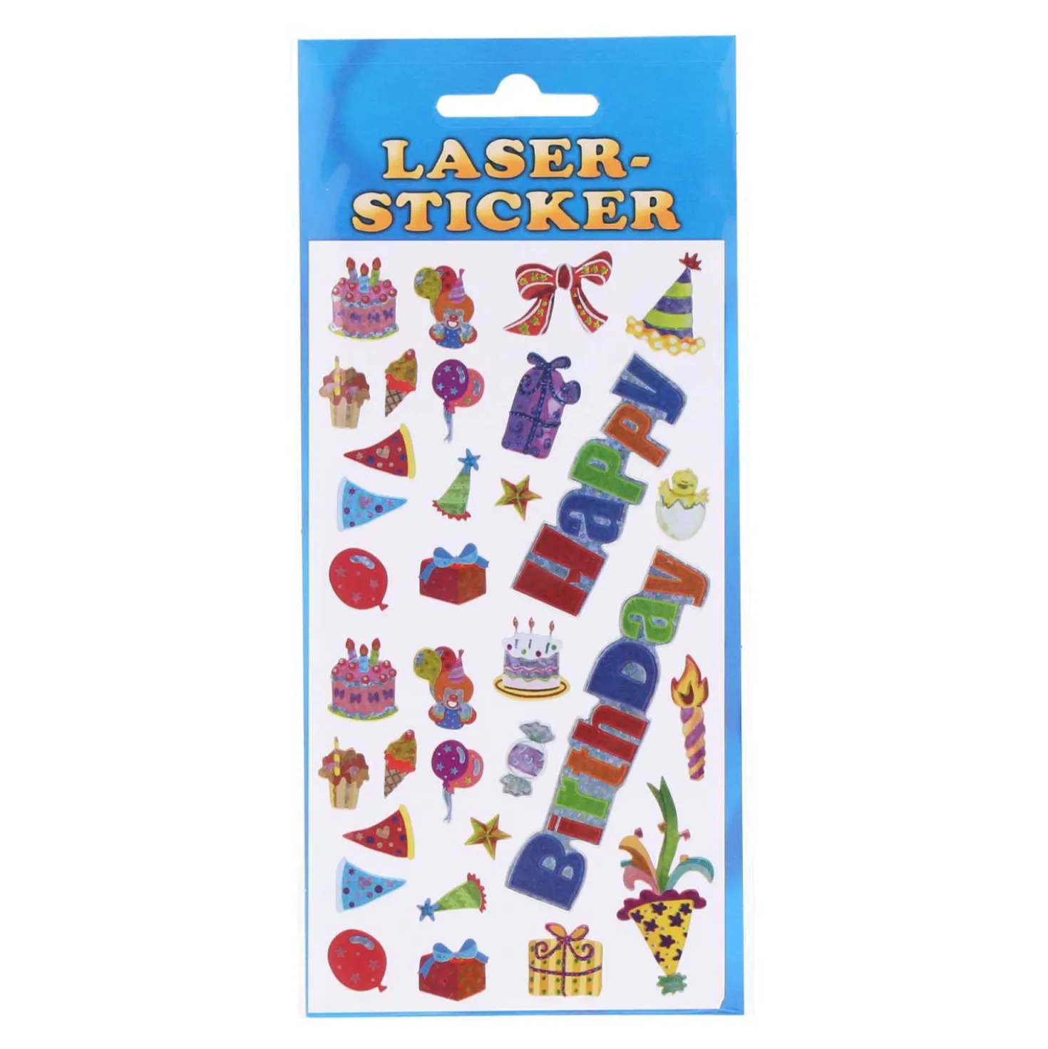 Sticker Laser Happy Birthday