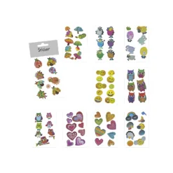 Sticker Metallic 3D