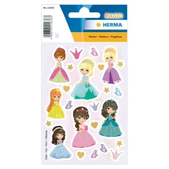 Sticker Princess Sweet begimmert, 1 Blatt