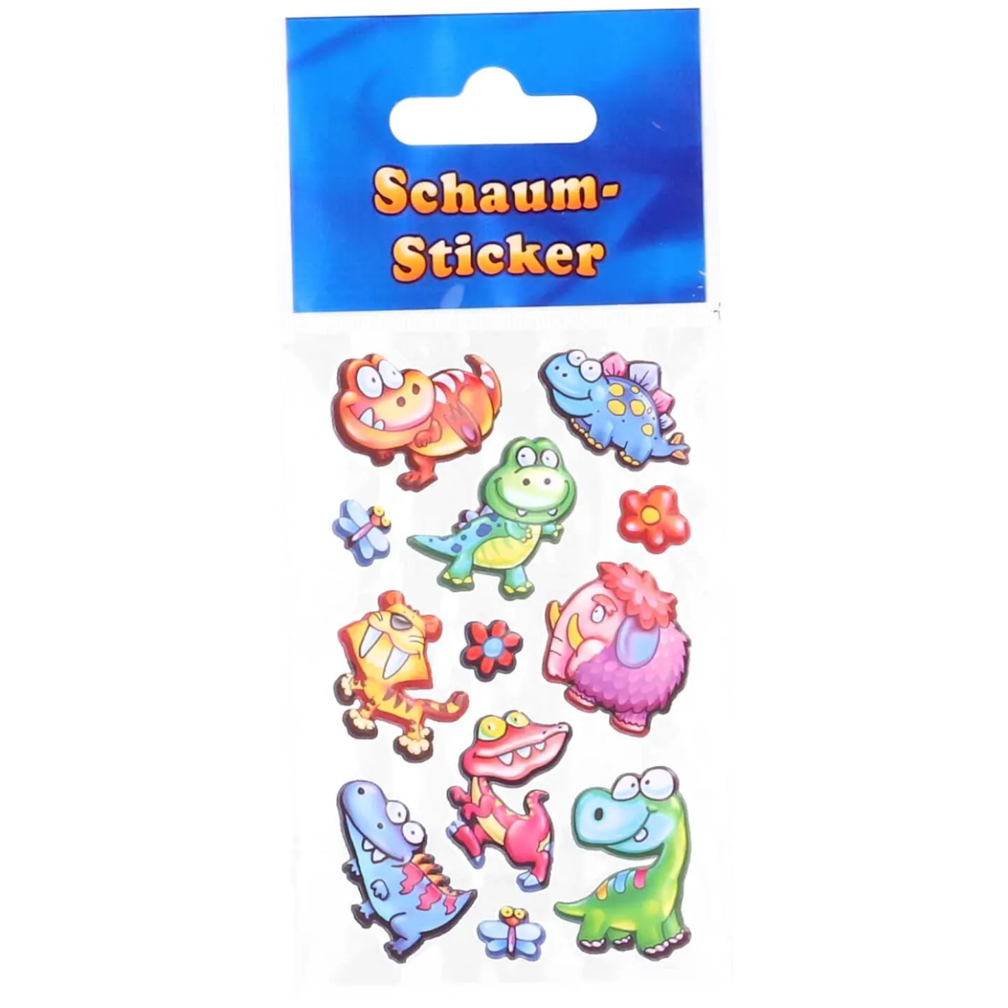 Sticker Schaum Herzen und Tiere