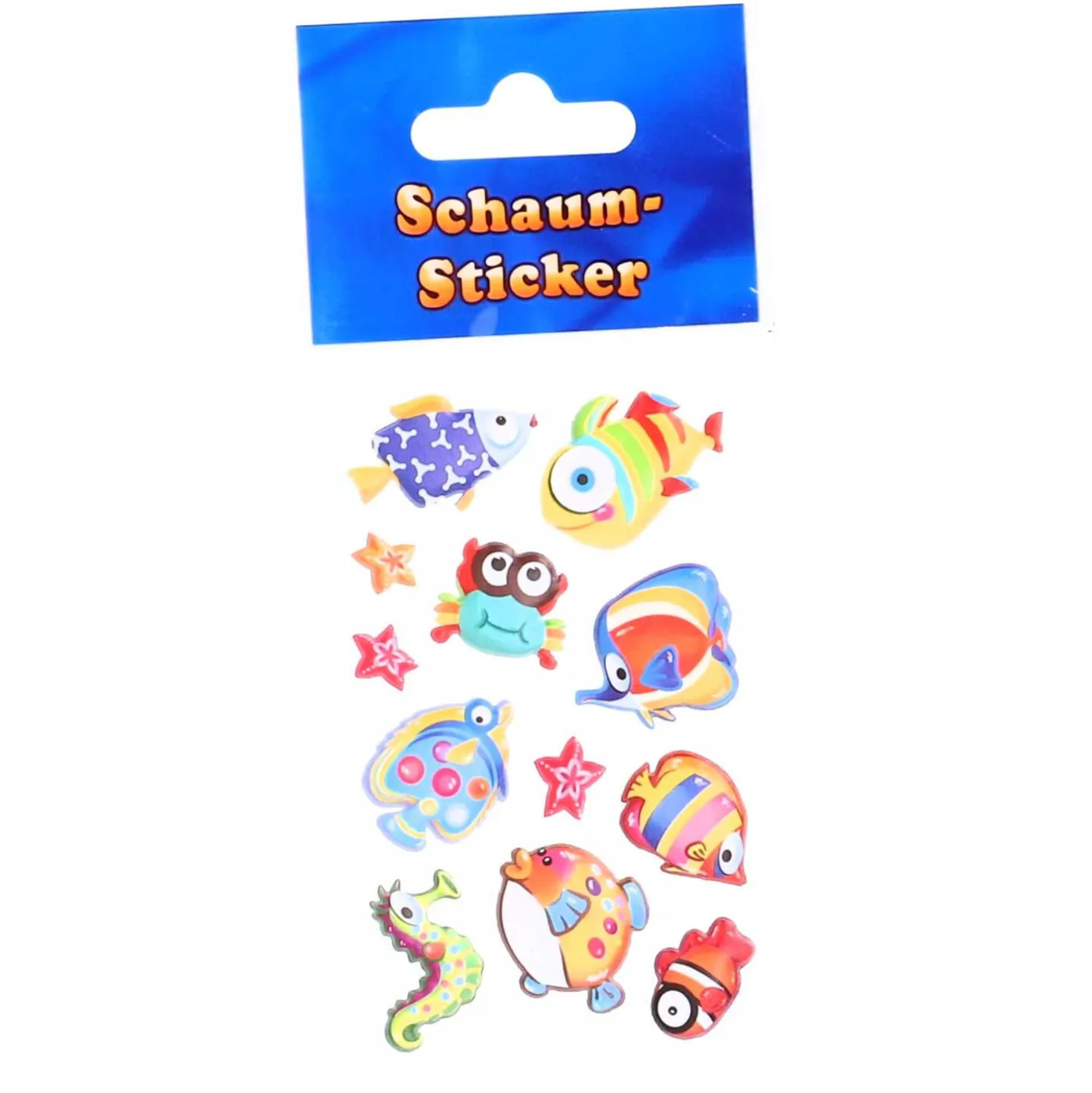 Sticker Schaum Herzen und Tiere