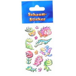 Sticker Schaum Herzen und Tiere