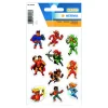 %Sticker Superhelden Transpuffy, 1 Blatt
