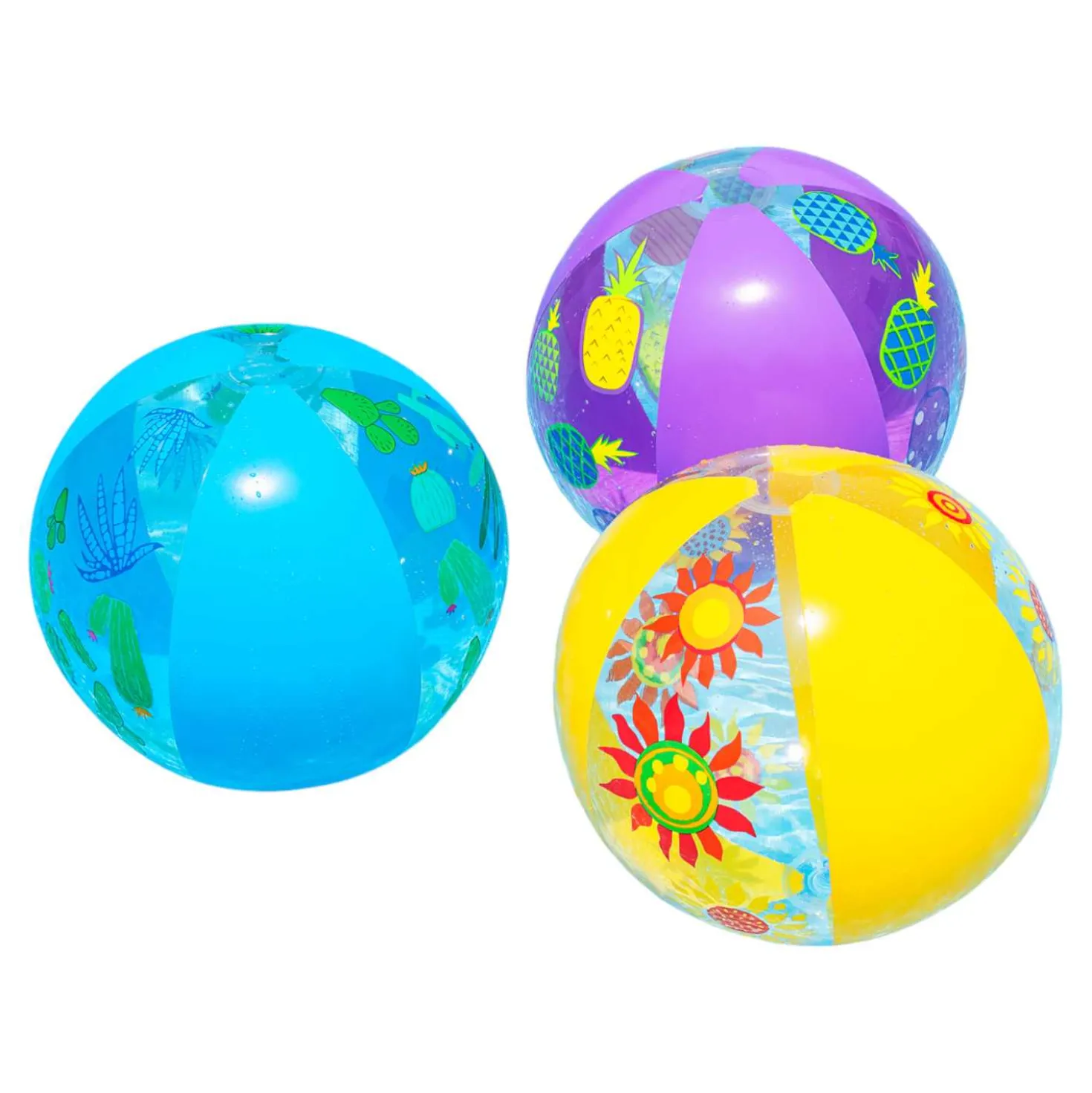 Strandball, transparent, Ø = 51 cm