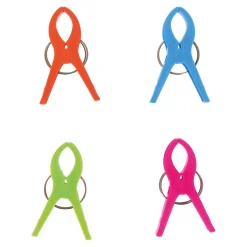 Strandtuchklammern Pack, 12 x 3 cm, 2 Stück