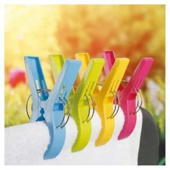 Strandtuchklammern Pack, 12 x 3 cm, 2 Stück