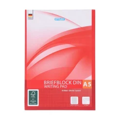 Stylex ® Briefblock DIN A5 kariert, 50 Blatt