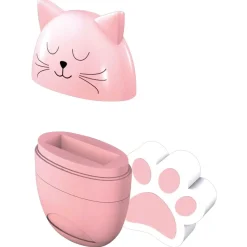 STYLEX® Doppelspitzer mit Radiergummi Katze 3fach