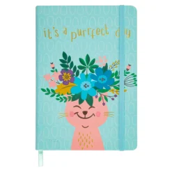 STYLEX® Notizbuch DIN A5 kariert, mit Softeinband