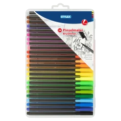 Stylex Pinselstift 1-5 mm Strichstärke, 24 Stück