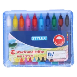 Stylex ® Wachsmalstifte mit Drehhülse bunt