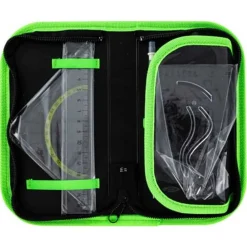STYLEX® Zirkel-Etui Geometrie-Set 10teilig 3fach