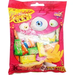 Sweet Flash Bubble Gum & Tattoos, 125 g