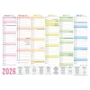 Tafelkalender A5 Value Rainbow