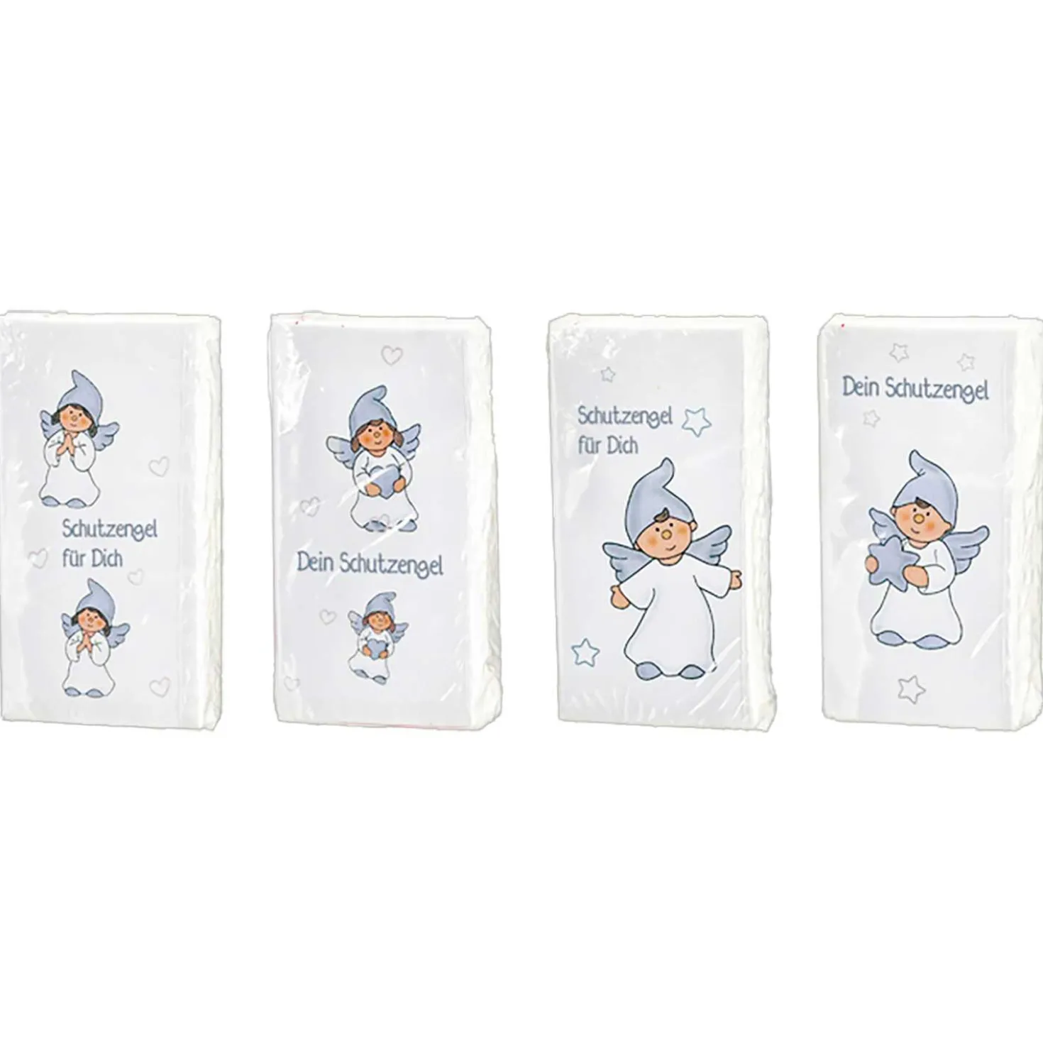 Taschentücher Schutzengel Pack, 11 x 5 cm, 10 Stück