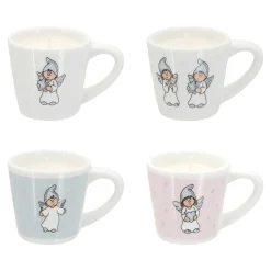 Tasse mit Kerze Engel