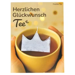 Tee Geschenkkarte Herzlichen Glückwunsch