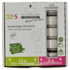 Teelichte Kombipack, weiß, 17 Stück