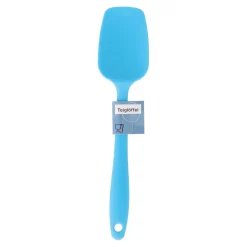 Teiglöffel, blau, 21 cm