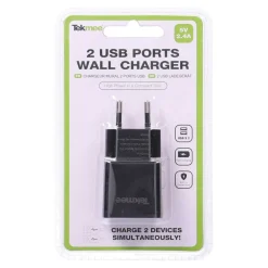 Tekmee Ladestecker mit 2 USB-Ports