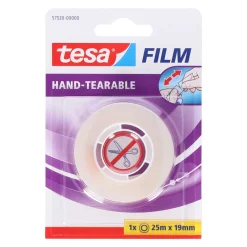 Tesa Klebefilm von Hand einreißbar 25 m x 19 mm
