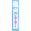 Thermometer aus Kunststoff, L = 20,8 x 4,4 cm, weiß