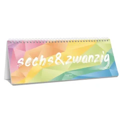 Tischkalender Rainbow mit Aufsteller