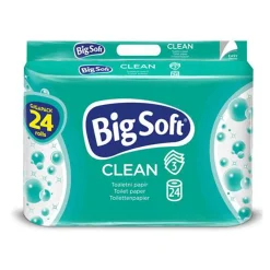Toilettenpapier BigSoft Clean 24x150, 3-lagig