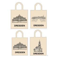 Tragetasche Dresden Baumwolle, 38 x 42 cm