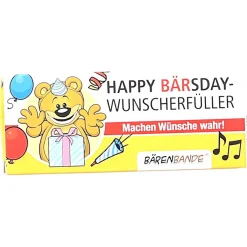 Traubenzucker Happy Bärsday Wunsch