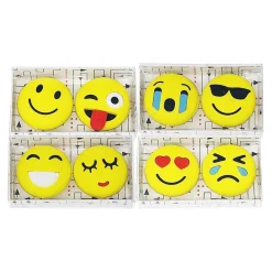 Trendhaus Radierer Smileys, 2 Stück