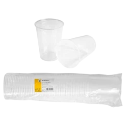 Trinkbecher Plastik klar 0,4 l, 50 Stück