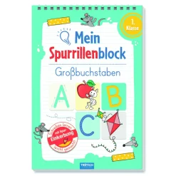 Trötsch Mein Spurrillenblock Großbuchstaben Übungsbuch 48 Seiten