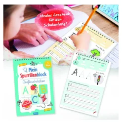 Trötsch Mein Spurrillenblock Großbuchstaben Übungsbuch 48 Seiten
