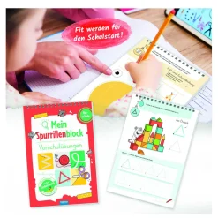 Trötsch Mein Spurrillenblock Vorschulübungen Übungsbuch 48 Seiten