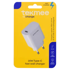 USB-Ladeadapter Typ-C Slim, weiß
