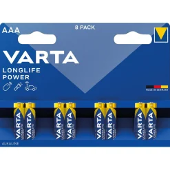 Varta Batterie Longlife Power AAA, 8 Stück