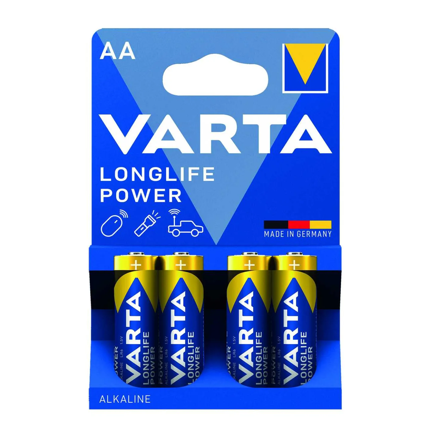 Varta Batterie Longlife Power AA, 4 Stück