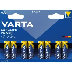 Varta Batterie Longlife Power AA, 8 Stück