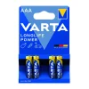 Varta Batterie Longlife Power AAA, 4 Stück