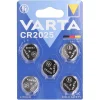 Varta Knopfzelle Batterie CR2025, 5 Stück