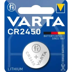 Varta Knopfzelle Batterie CR2450, 1 Stück