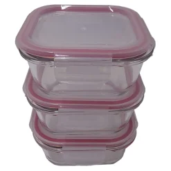 Vorratsdose Glas Set, 520 ml, 3 Stück