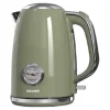 Wasserkocher Retro Style 1,7 l olivgrün