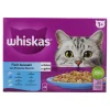 Whiskas Katzenfutter Pack Fisch Gelee, 12 Stück