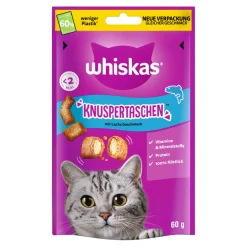 Whiskas Katzensnack Knuspertaschen mit Lachs